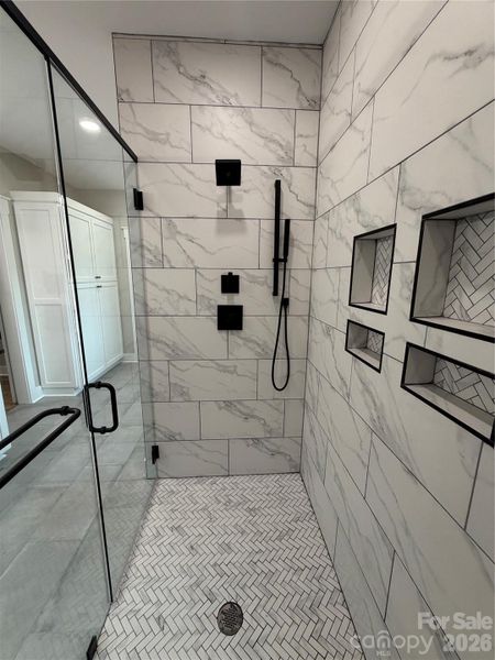 Close-up of interior finishes inside a home in , Hickory (Image 13).