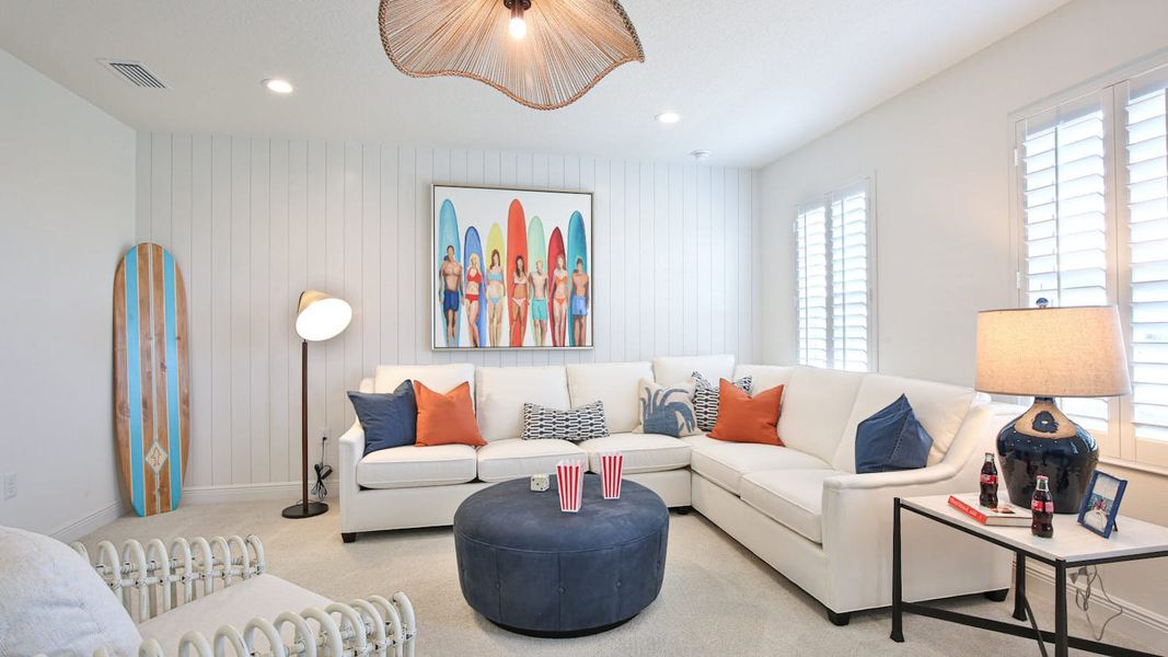 Furnished interior view inside a new home in Palm Grove, Lakewood Ranch (Image 44).