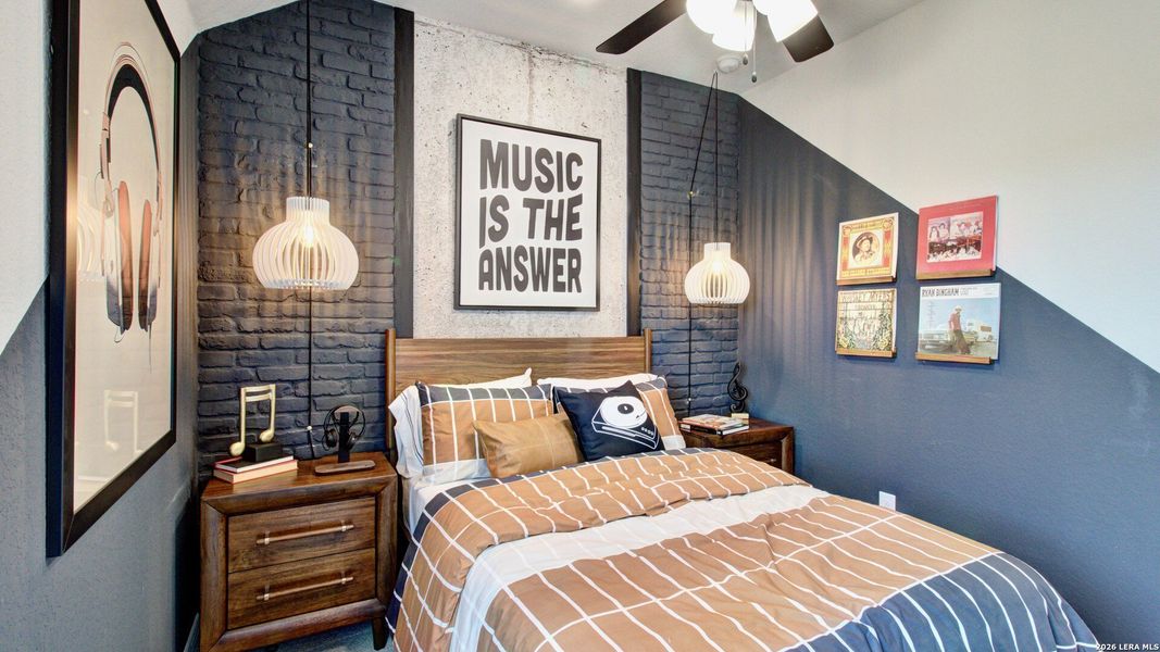 Furnished interior view inside a new home in Prominence, San Antonio (Image 9).