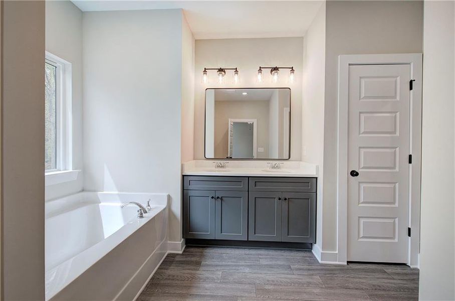 Furnished interior view inside a new home in , Cartersville (Image 9).