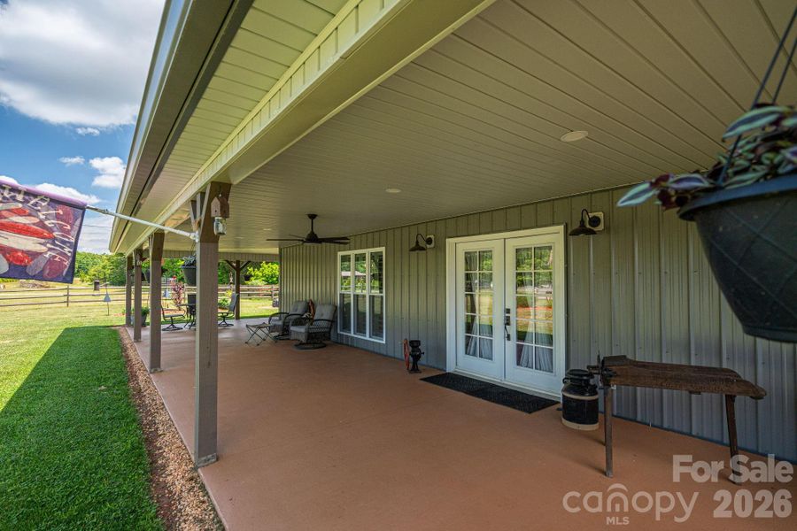 Exterior details and patio area of a home in , Lincolnton (Image 3).