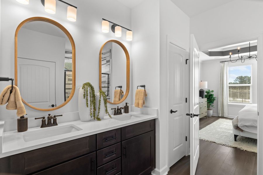 Representative furnished interior of a home built from the The Redbud by Chesapeake Homes in Coastal Club of the Carolinas, Calabash (Image 44).