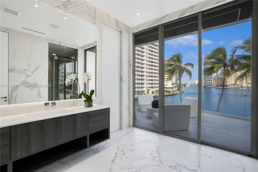 Furnished interior view inside a new home in , Hallandale Beach (Image 16).