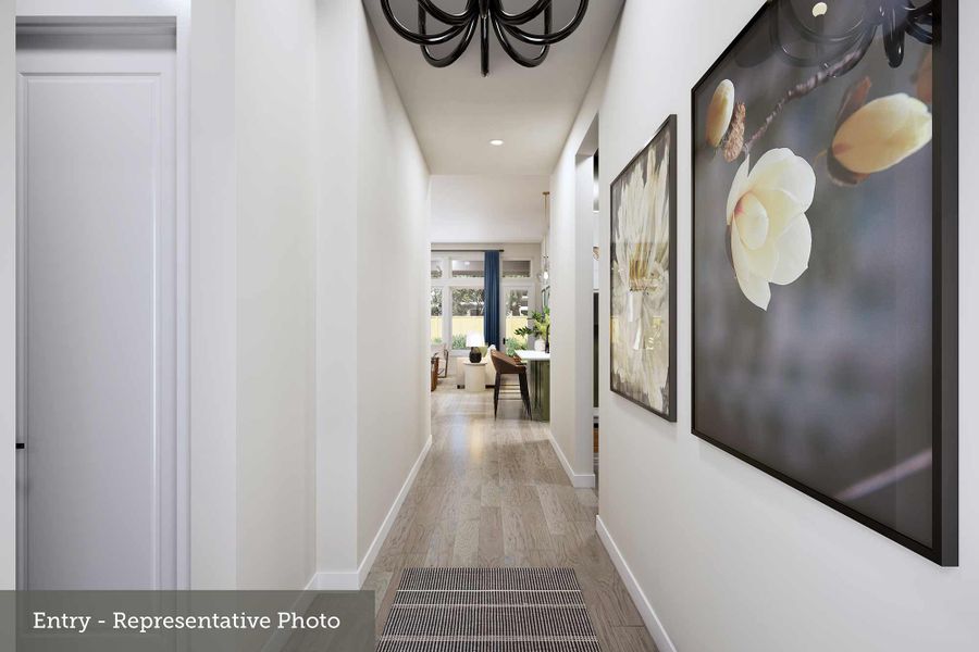 Furnished interior view inside a new home in COLTON - Reserve Collection, Todd Mission (Image 6). Furnished interior view inside a new home in COLTON - Reserve Collection, Todd Mission (Image 6).
