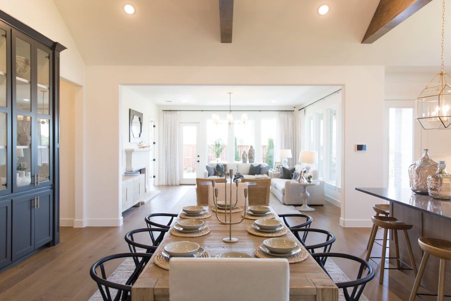 Representative furnished interior of a home built from the 5531 by Tradition Homes in Windsong Ranch, Prosper (Image 14).