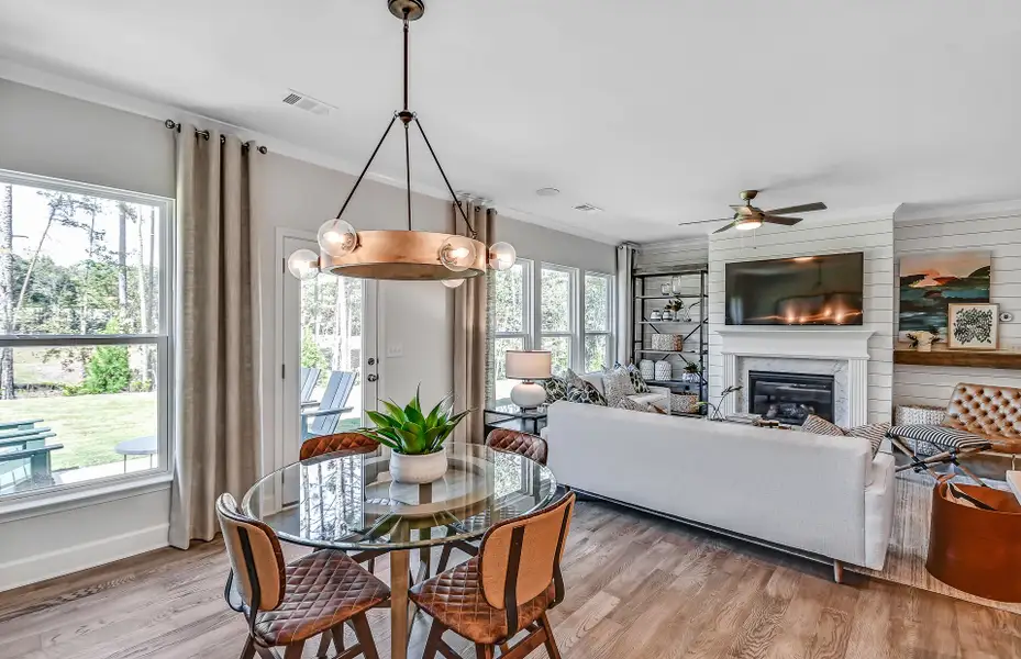 Furnished interior view inside a new home in Rose Creek, Cumming (Image 3).