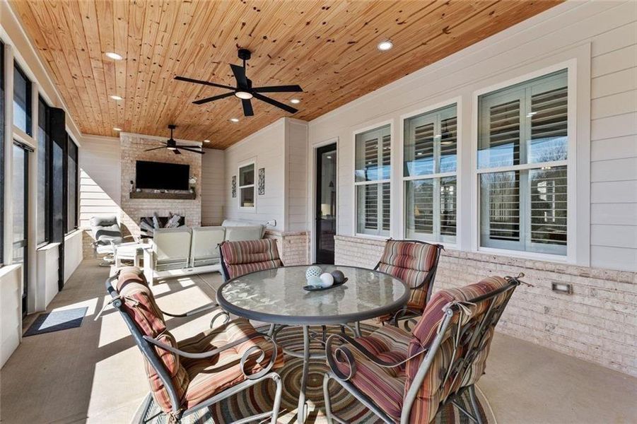 Exterior details and patio area of a home in , Bethlehem (Image 28).