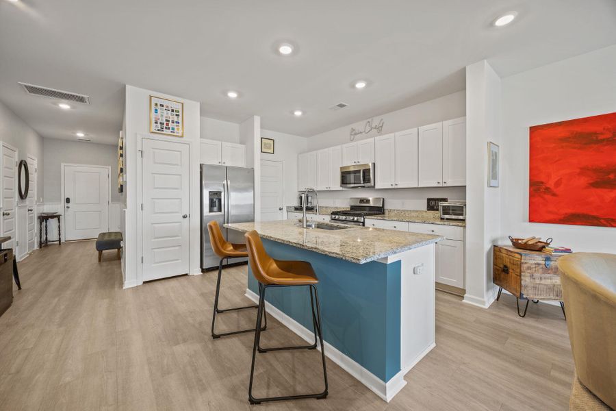 Furnished interior view inside a new home in , North Charleston (Image 11).