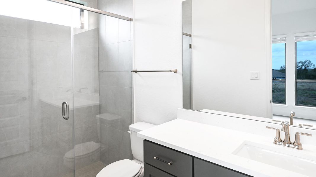 Furnished interior view inside a new home in Thornebrook, Bulverde (Image 5).