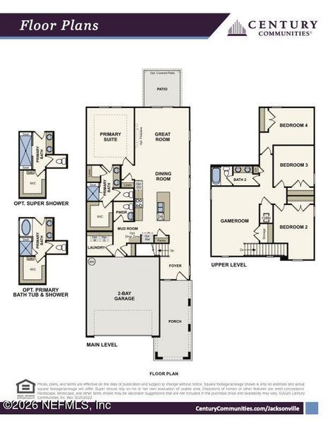 2D floor plan layout of this home in , Fernandina Beach, FL (Image 5).
