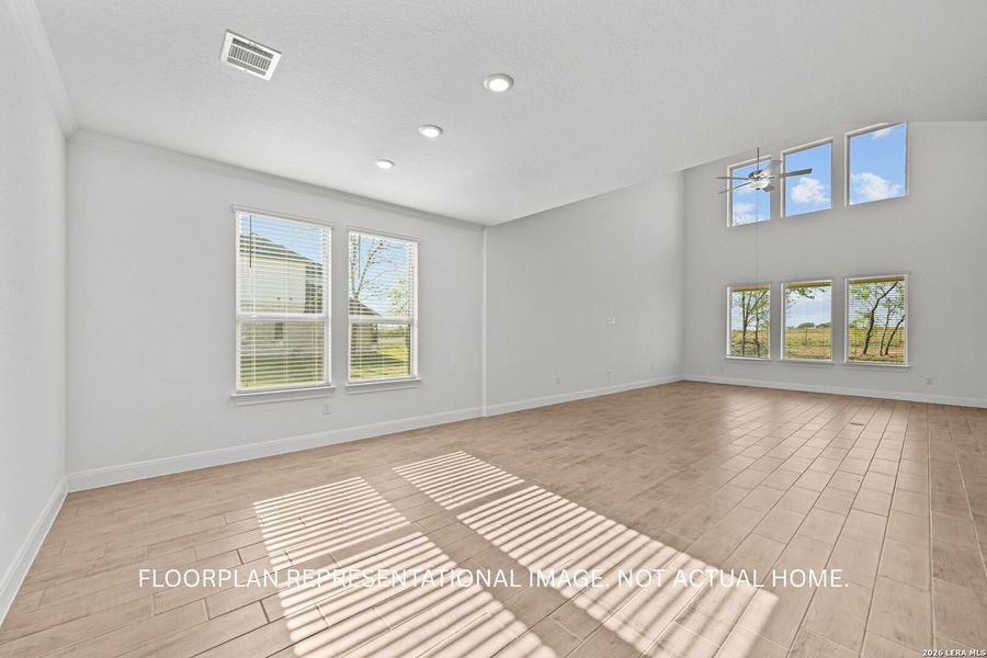Spacious, unfurnished interior of a new home in Vista Gardens, San Antonio (Image 8). Spacious, unfurnished interior of a new home in Vista Gardens, San Antonio (Image 8).