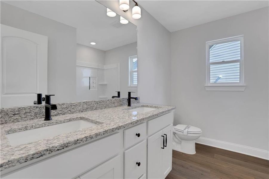 Furnished interior view inside a new home in Villas at Dawsonville, Dawsonville (Image 6).