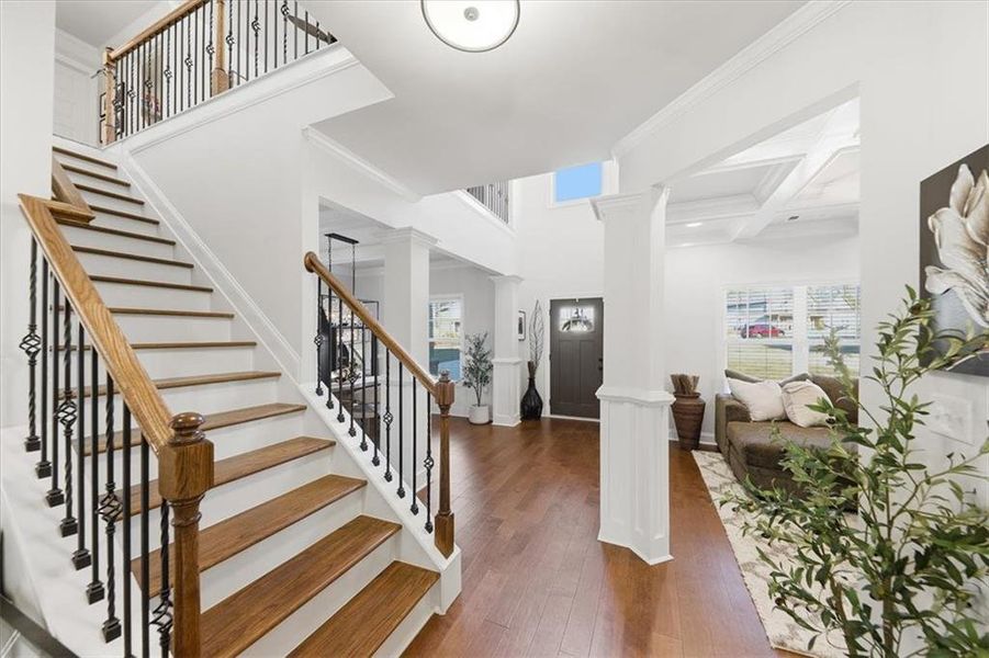 Furnished interior view inside a new home in Nine Oaks, Locust Grove (Image 46).