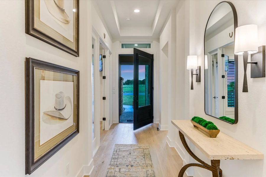 Representative furnished interior of a home built from the Bandera II by Giddens Homes in Leander Estates, Leander (Image 4).