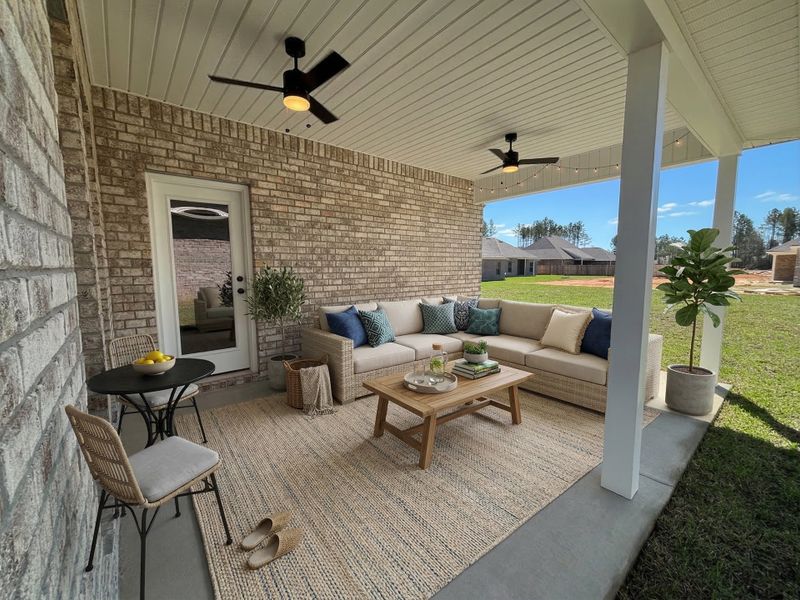 Front exterior of a new home in Bird Song at Hammock Bay, Freeport, FL, highlighting curb appeal (Image 21).