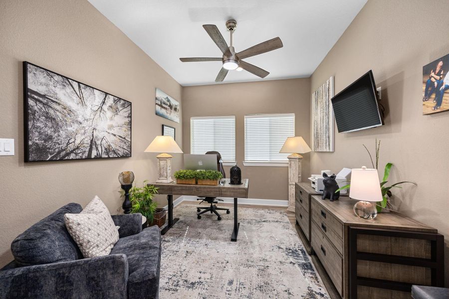 Furnished interior view inside a new home in , Katy (Image 12).