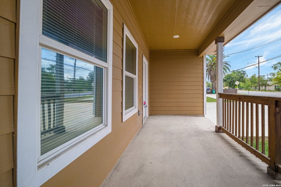 Exterior details and patio area of a home in , San Antonio (Image 3). Exterior details and patio area of a home in , San Antonio (Image 3).