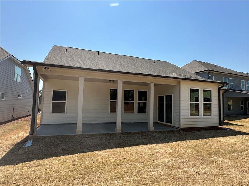 Front exterior of a new home in Summerlin, Winder, GA, highlighting curb appeal (Image 23).