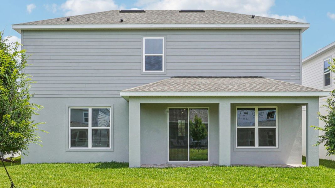 Plumeria Floor Plan featuring a spacious lanai by DRB Homes in Trailside located in Mount Dora, FL Plumeria Floor Plan featuring a spacious lanai by DRB Homes in Trailside located in Mount Dora, FL