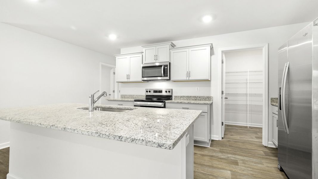 Furnished interior view inside a new home in Chandler Pointe, Rural Hall (Image 3).