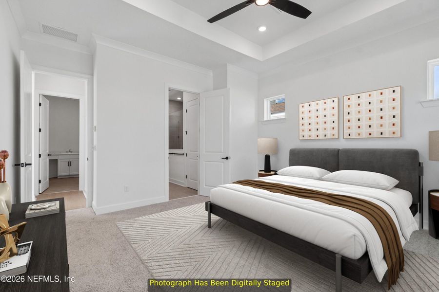 Furnished interior view inside a new home in Seabrook Village 40' Front Entry, Ponte Vedra (Image 10).