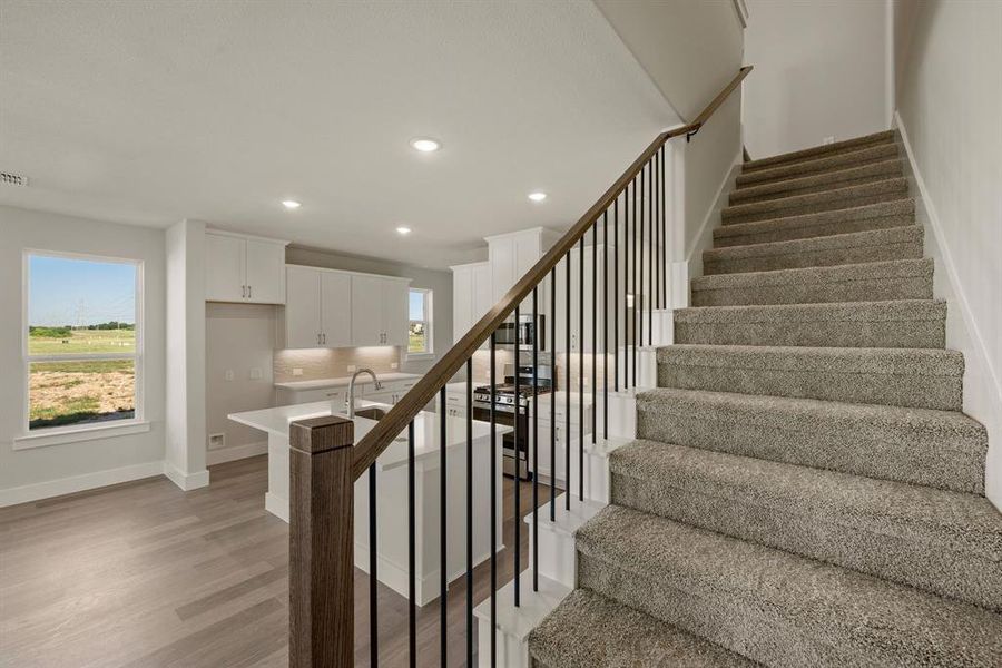 You'll find modern style through out this fantastic home.