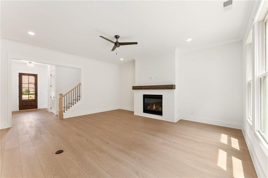Spacious, unfurnished interior of a new home in Lanesborough, Marietta (Image 34).