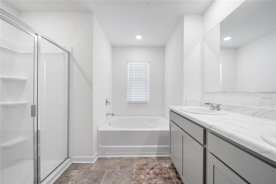 Furnished interior view inside a new home in Brooks Village, Dacula (Image 11).