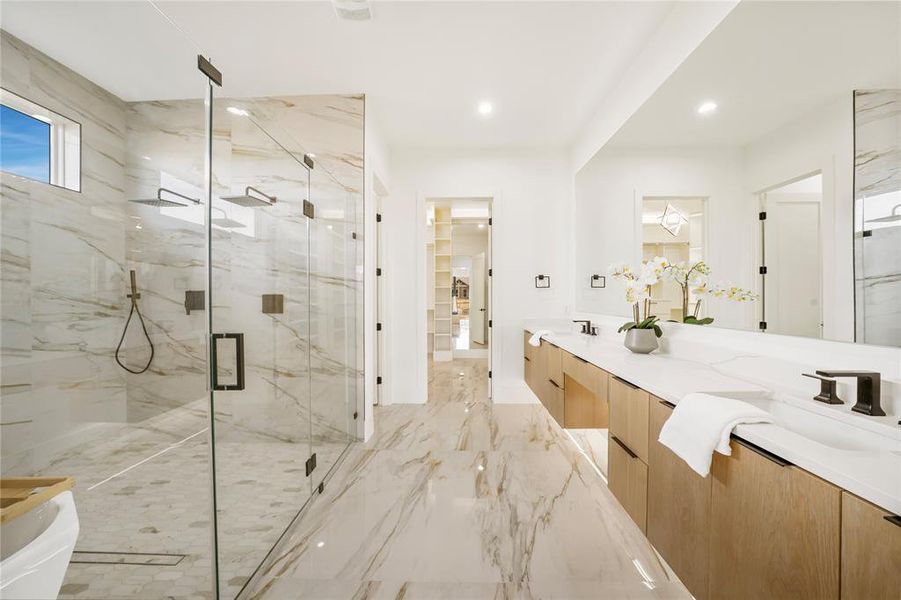 Furnished interior view inside a new home in , Heath (Image 37).