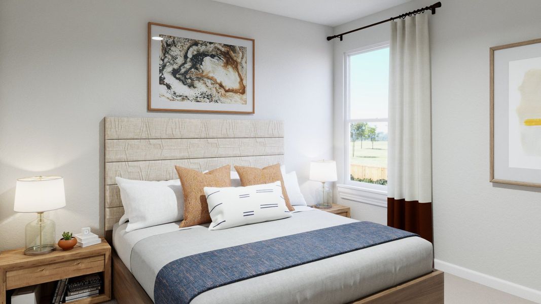 Representative furnished interior of a home built from the The Darwin by Legend Homes in Ridgeland Hills, Willis (Image 29).