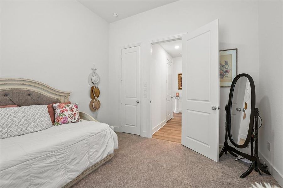 Secondary bedroom with walk in closet Secondary bedroom with walk in closet