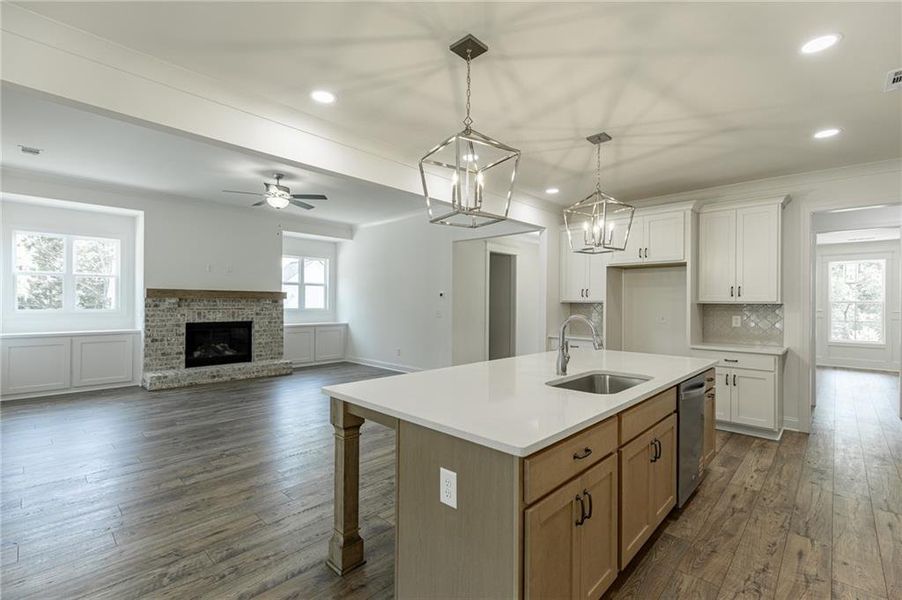 Furnished interior view inside a new home in , Winder (Image 9).