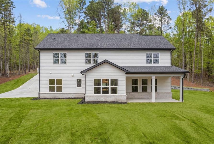 Exterior details and patio area of a home in , Maysville (Image 31).
