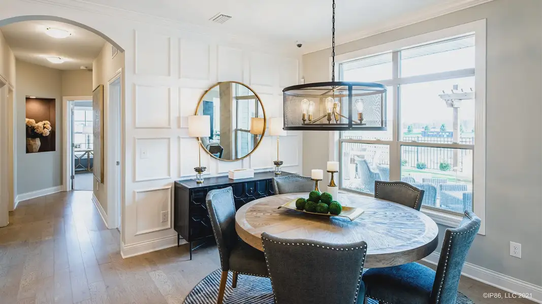 Representative furnished interior of a home built from the Palazzo by Epcon Communities in The Courtyards by The Manor, Alpharetta (Image 13).