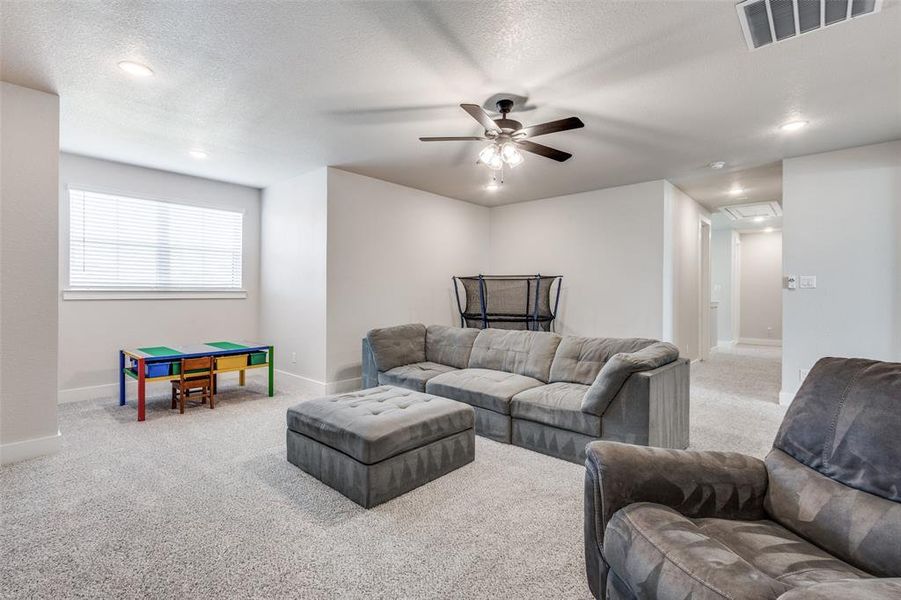 Second floor living room