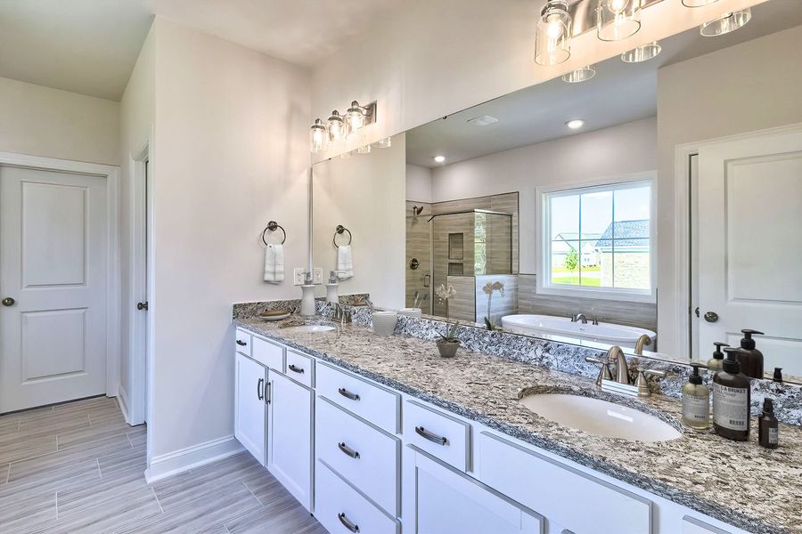 Representative furnished interior of a home built from the The Mia by Stanley Martin Homes in Parkers Summit, Greer (Image 16).