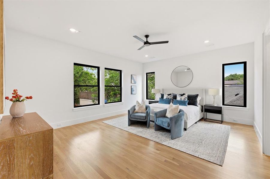 Furnished interior view inside a new home in , Dallas (Image 18).