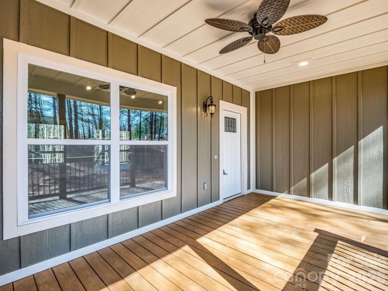 Exterior details and patio area of a home in , Morganton (Image 17).