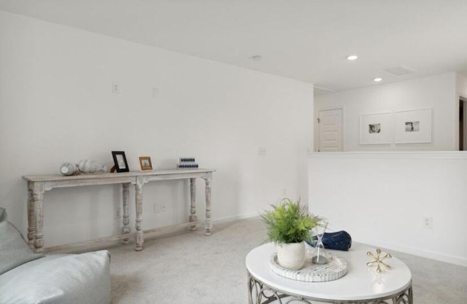 Furnished interior view inside a new home in Sweetgrass at Summers Corner, Summerville (Image 14).