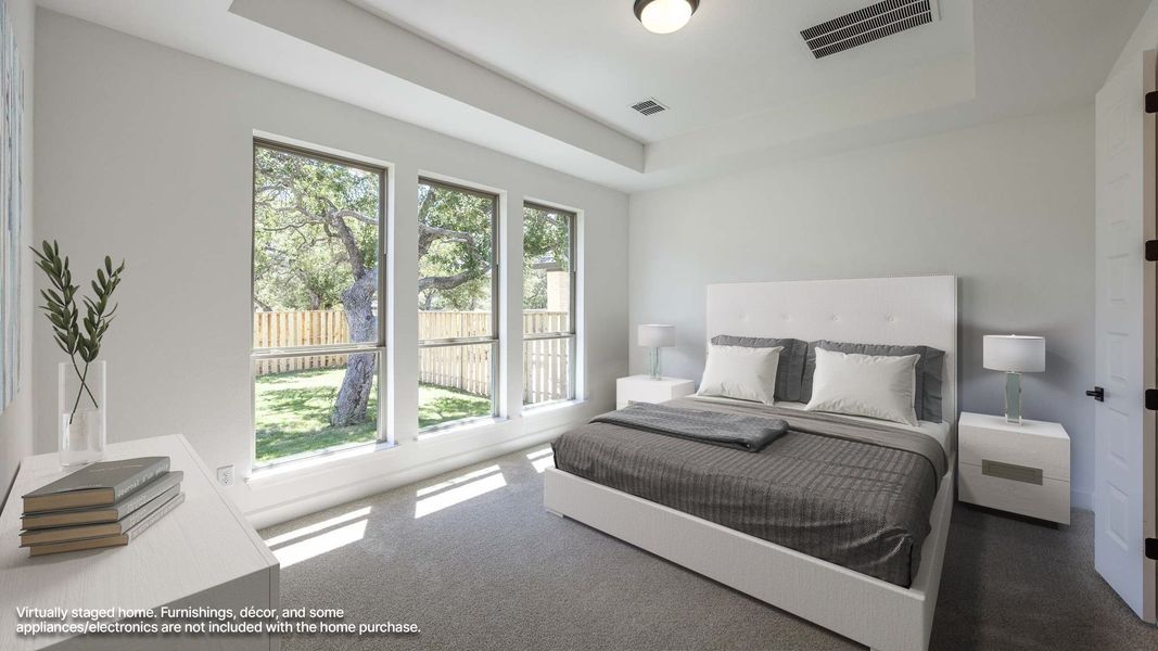 Furnished interior view inside a new home in Parmer Ranch, Georgetown (Image 5).