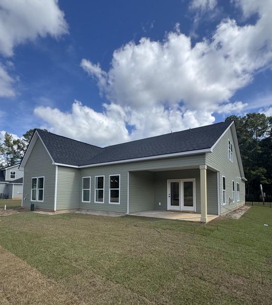 Exterior details and patio area of a home in Central Estates, Summerville (Image 2). Exterior details and patio area of a home in Central Estates, Summerville (Image 2).