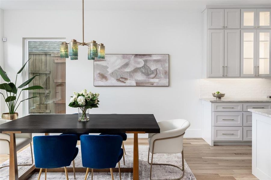 Furnished interior view inside a new home in , Dallas (Image 13).