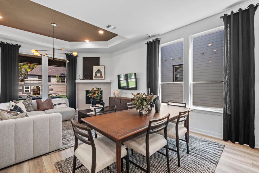Representative furnished interior of a home built from the Jayton by Pulte Homes in Pulte Homes at Two Step Farm, Montgomery (Image 7). Representative furnished interior of a home built from the Jayton by Pulte Homes in Pulte Homes at Two Step Farm, Montgomery (Image 7).