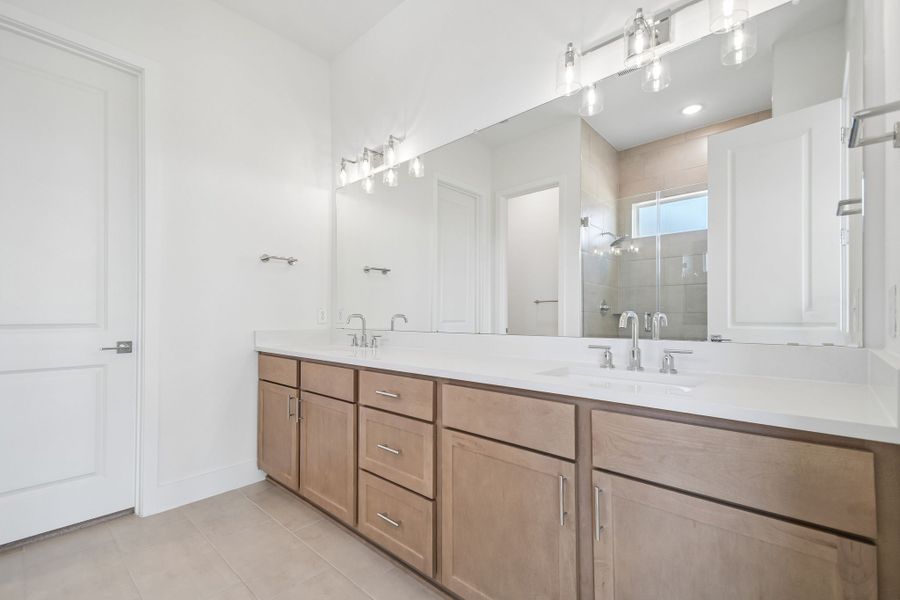 Furnished interior view inside a new home in Freedom at Anthem, Kyle (Image 7).