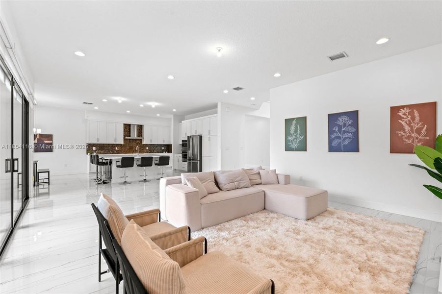 Furnished interior view inside a new home in , Boca Raton (Image 16).