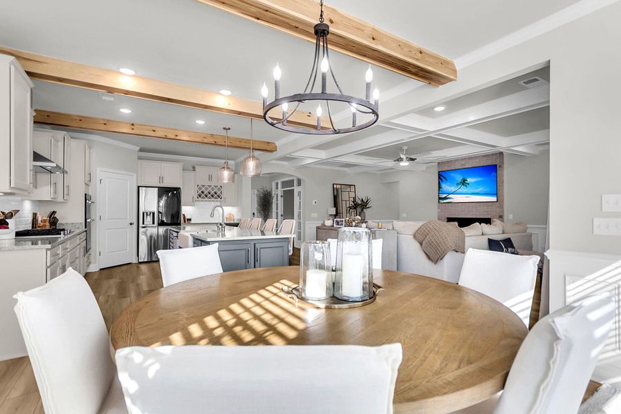 Furnished interior view inside a new home in Sea Island Preserve, Johns Island (Image 12).