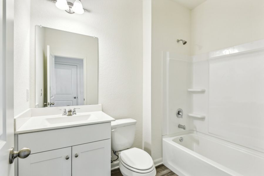 Representative furnished interior of a home built from the Sundial by Starlight Homes in The Wilder, Adkins (Image 8). Representative furnished interior of a home built from the Sundial by Starlight Homes in The Wilder, Adkins (Image 8).
