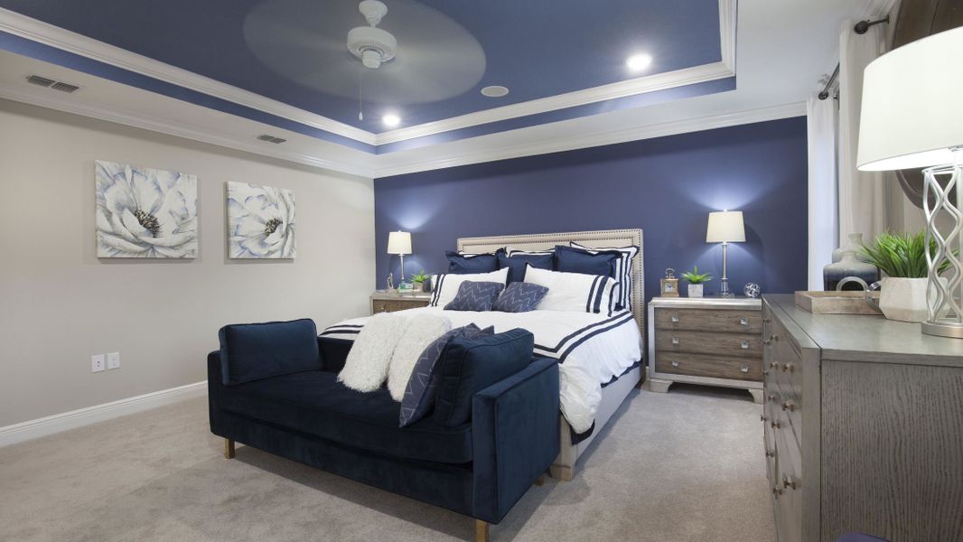 Representative furnished interior of a home built from the Carlisle by Maronda Homes in Malabar Springs, Palm Bay (Image 54).