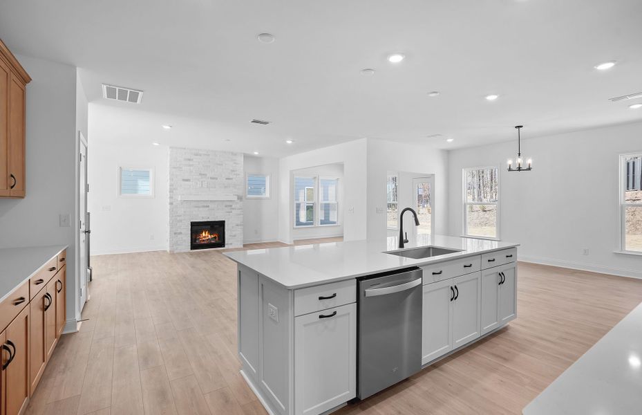 Furnished interior view inside a new home in Elmbrook, Indian Trail (Image 13).