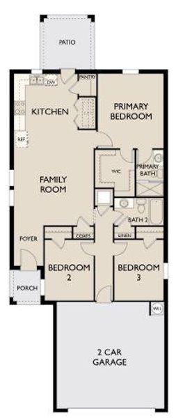 Floorplan - Photo is a Rendering.  Please contact On-Site for any questions or information.